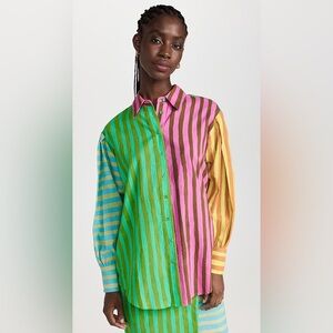 Alemais Bobbie Spliced Shirt